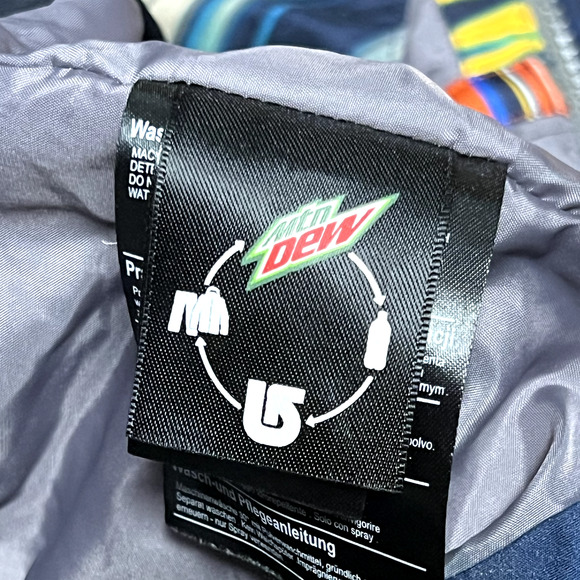 Burton Dryride Mountain Dew Poacher Men Size Small Green Blue Chittagong Jacket - Picture 11 of 13